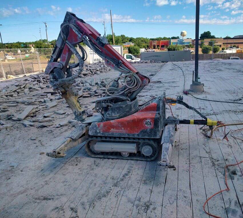 Large-Scale Topping Removal
